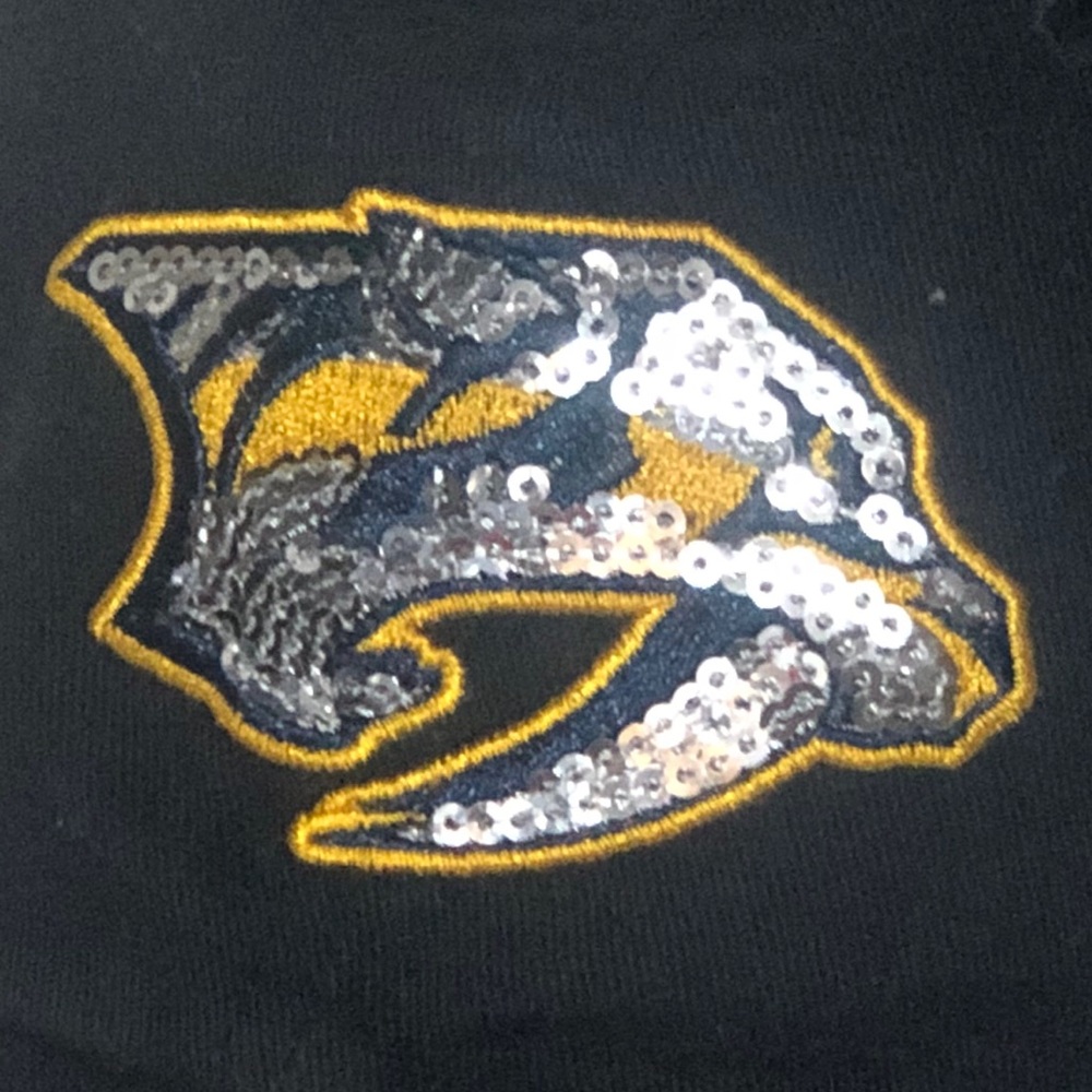 Nashville Predators Sequined Baseball Cap - Picture 6 of 11